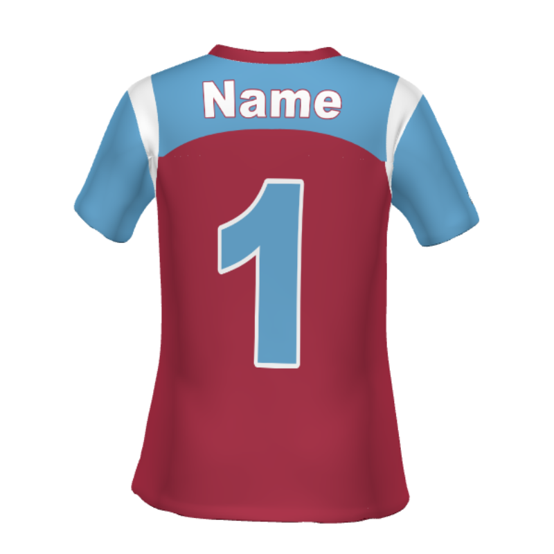 Ladies Flag Football Jersey Back