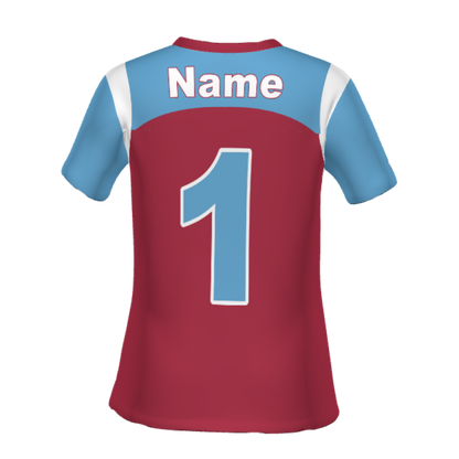 Ladies Flag Football Jersey Back